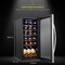 Schmecke 18-Bottle Wine Fridge, Freestanding Wine Refrigerator, Small Wine Cooler